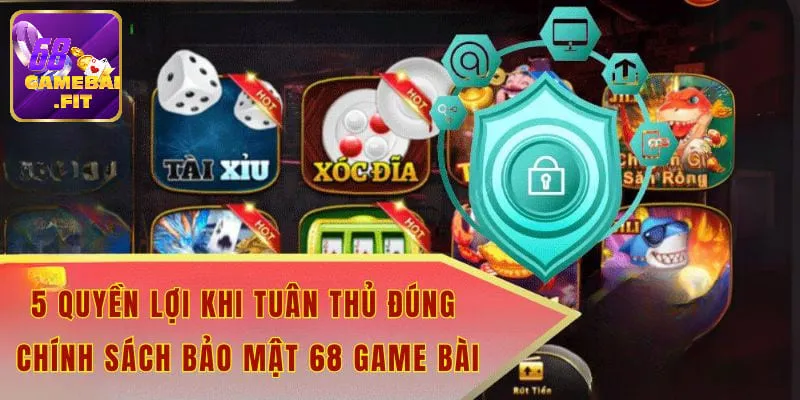 Một số thông tin về chính sách bảo mật 68 Game Bài